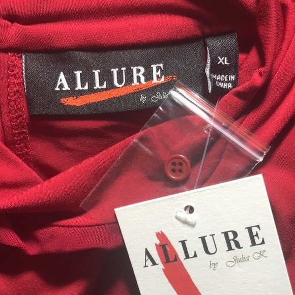 Allure Mesh Insert Shift Dress - NWT Xlg. - Picture 7 of 7